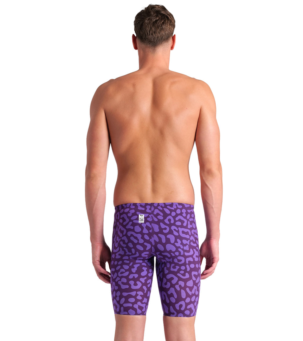 Arena Men's Powerskin Carbon Air2 SL Limited Edition Leopard Jammer Tech Suit Swimsuit