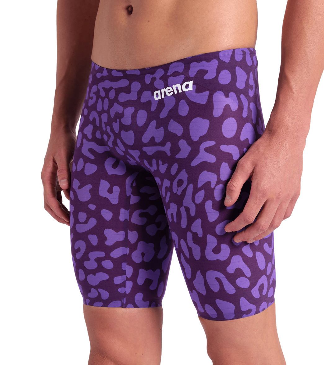 Arena Men's Powerskin Carbon Air2 SL Limited Edition Leopard Jammer Tech Suit Swimsuit