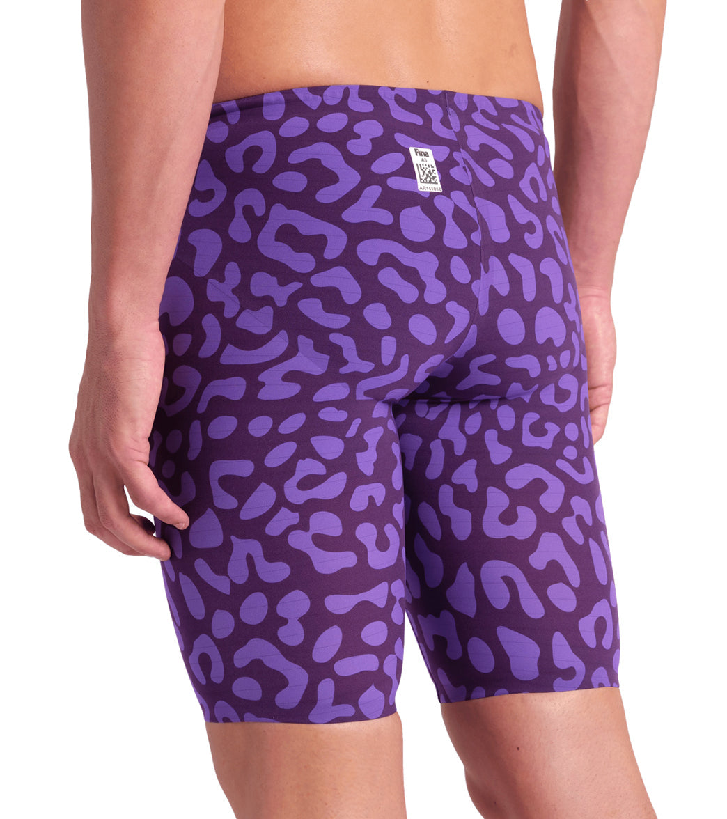 Arena Men's Powerskin Carbon Air2 SL Limited Edition Leopard Jammer Tech Suit Swimsuit