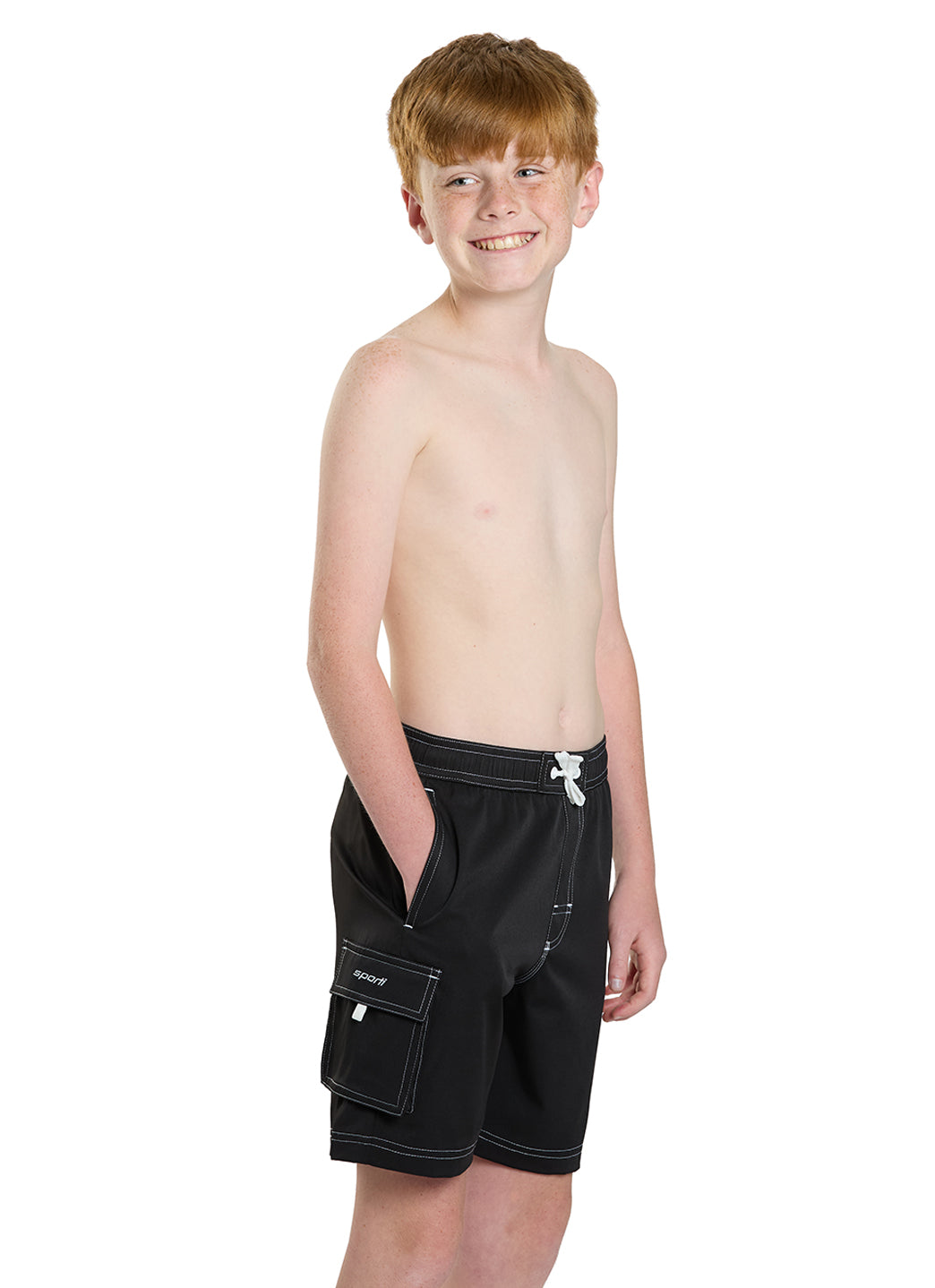 Sporti Boys' Cargo Swim Trunk