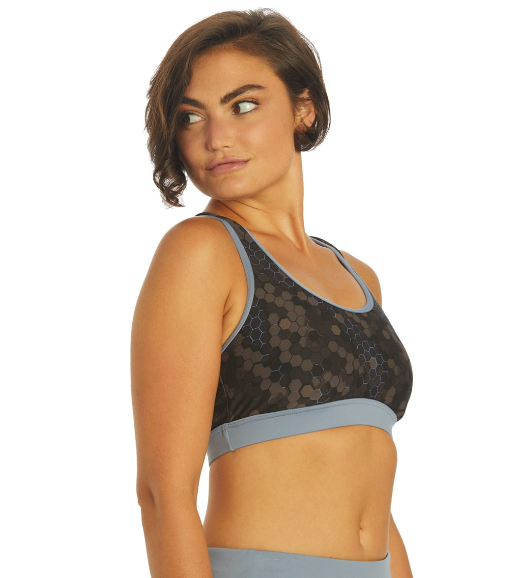 TYR Women's Carbon Hexa Racerback Bikini Top