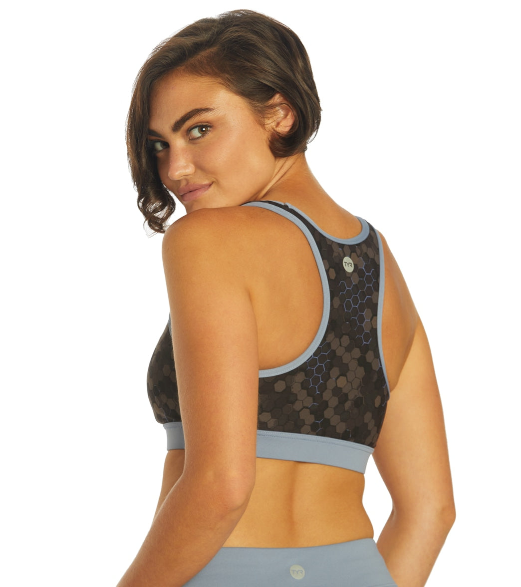 TYR Women's Carbon Hexa Racerback Bikini Top