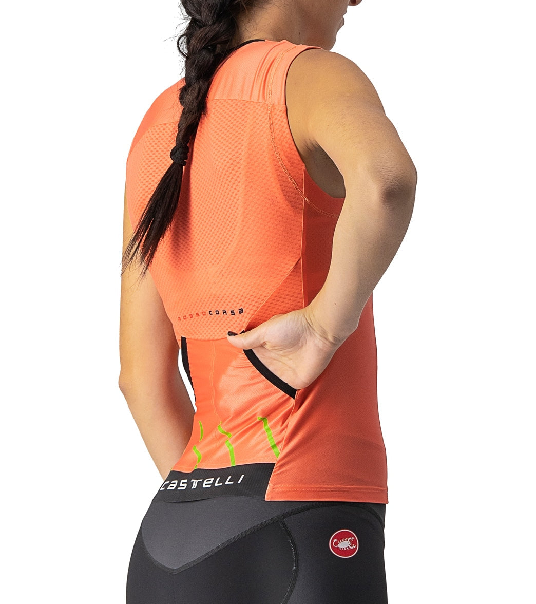 Castelli Women's Free 2 Tri Singlet Sleeveless Top