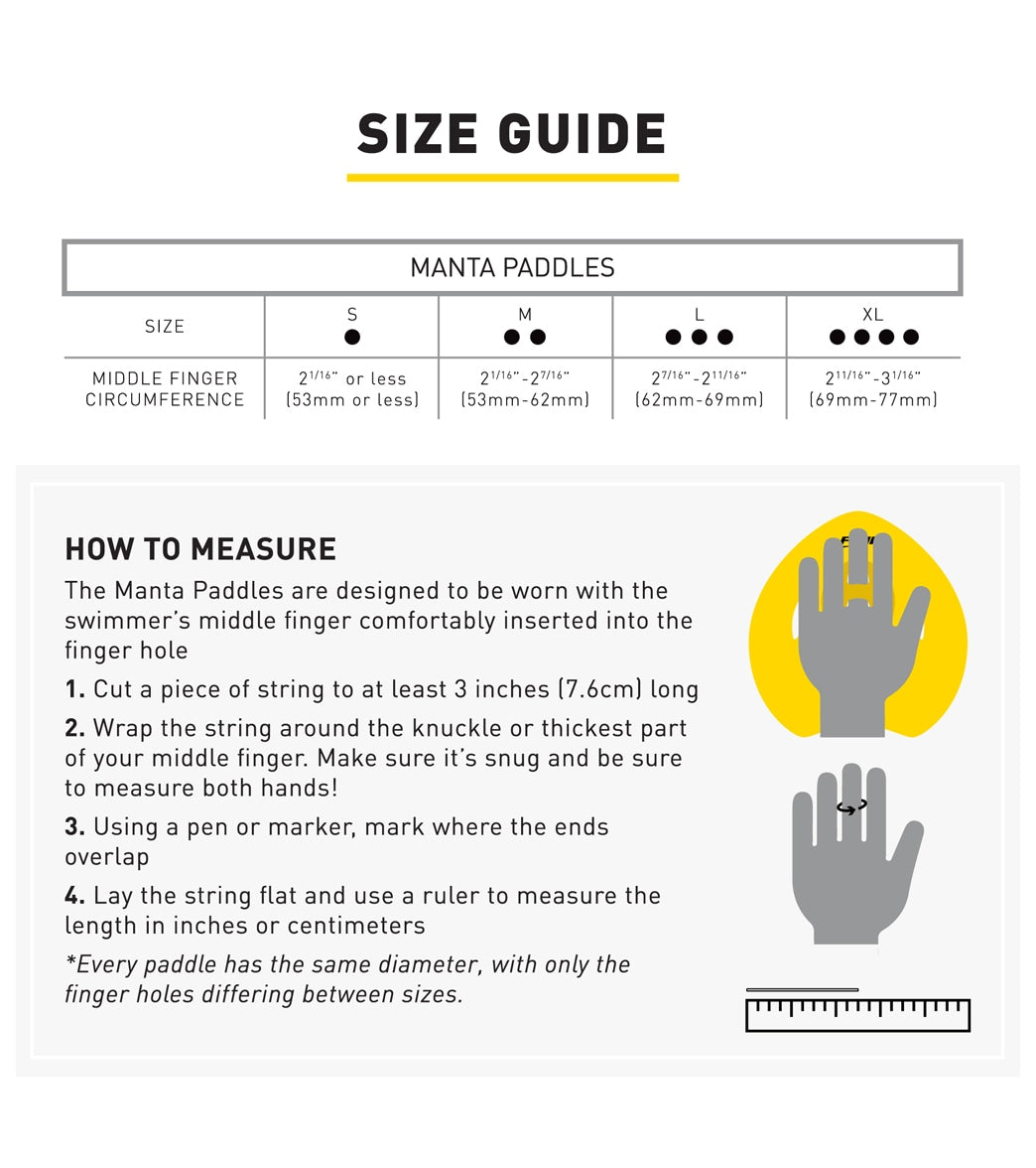 FINIS Manta Swim Paddles