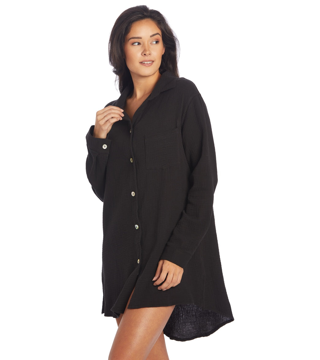 J.Valdi Women's Cozumel Big Shirt Cover Up