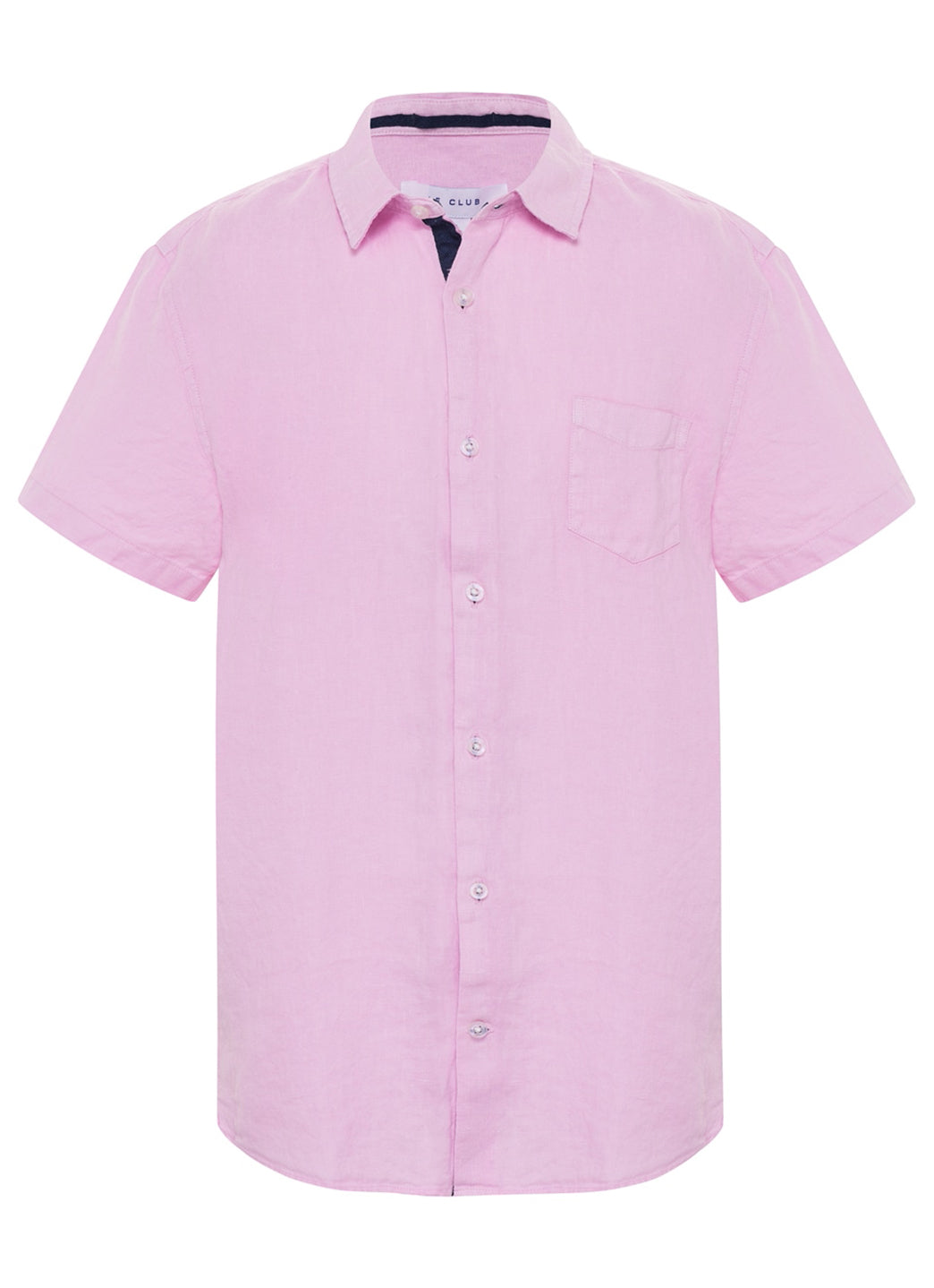 LE CLUB Boys' Peter Linen Short Sleeve Shirt (Toddler, Little Kid, Big Kid)