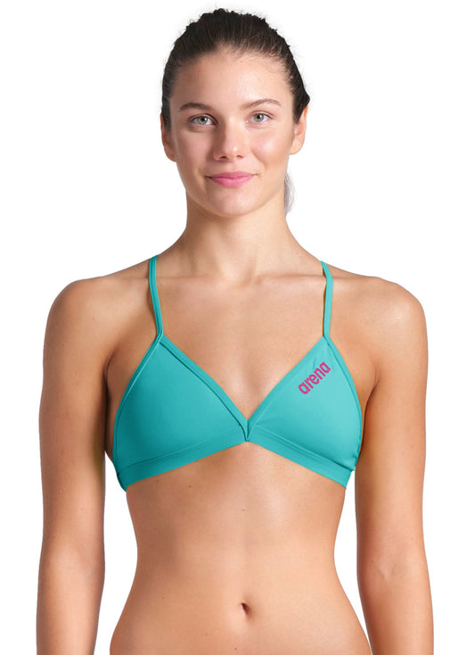 Arena Women's Solid Tie Back Bikini Top