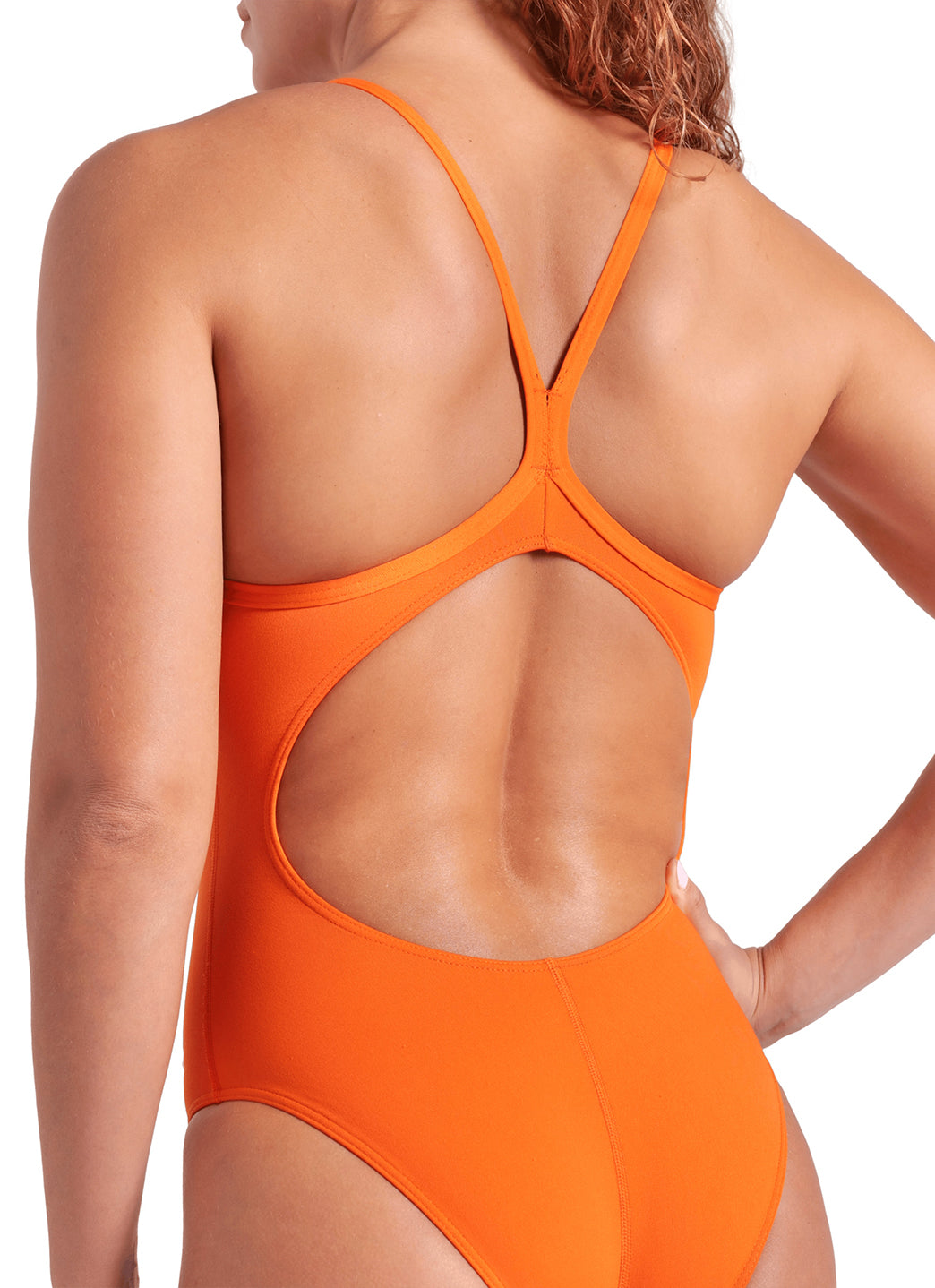 Arena Women's Solid Light Drop Back One Piece Swimsuit