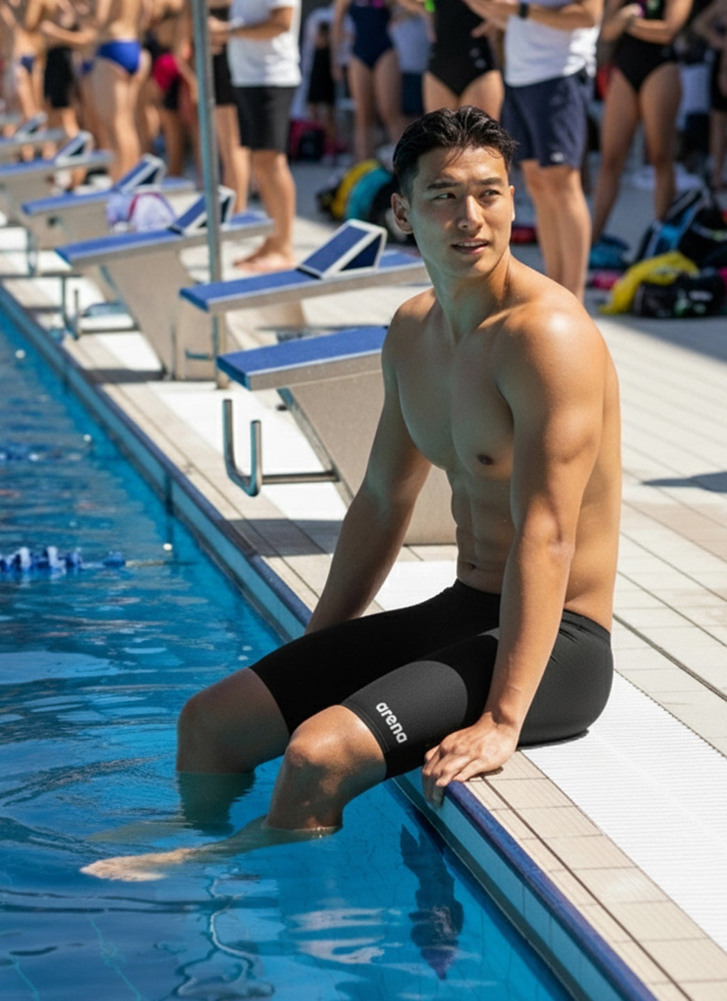 Arena Men's Solid Jammer Swimsuit