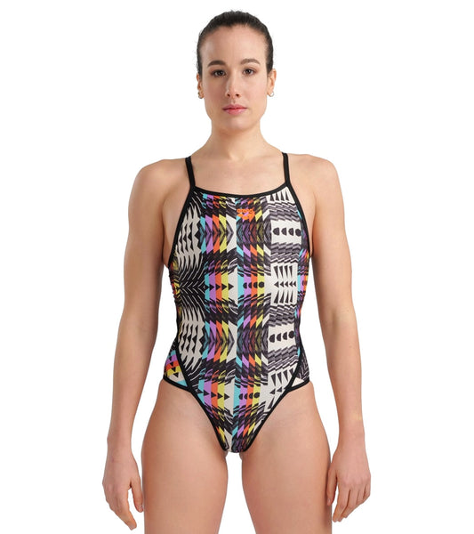 Arena Women's Super Fly Back Allover One Piece Swimsuit