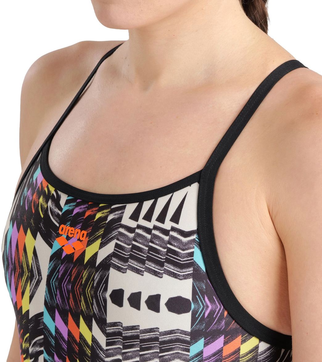 Arena Women's Super Fly Back Allover One Piece Swimsuit