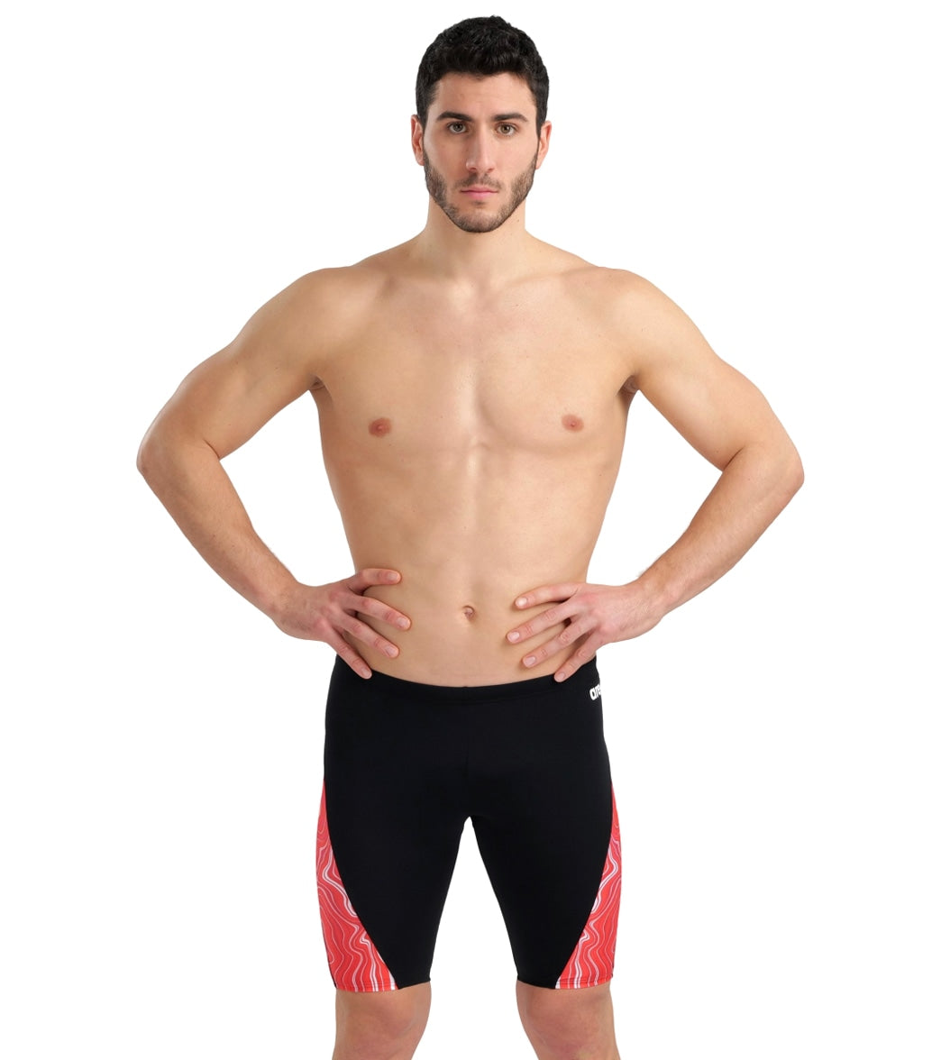 Arena Men's Marbled Jammer Swimsuit
