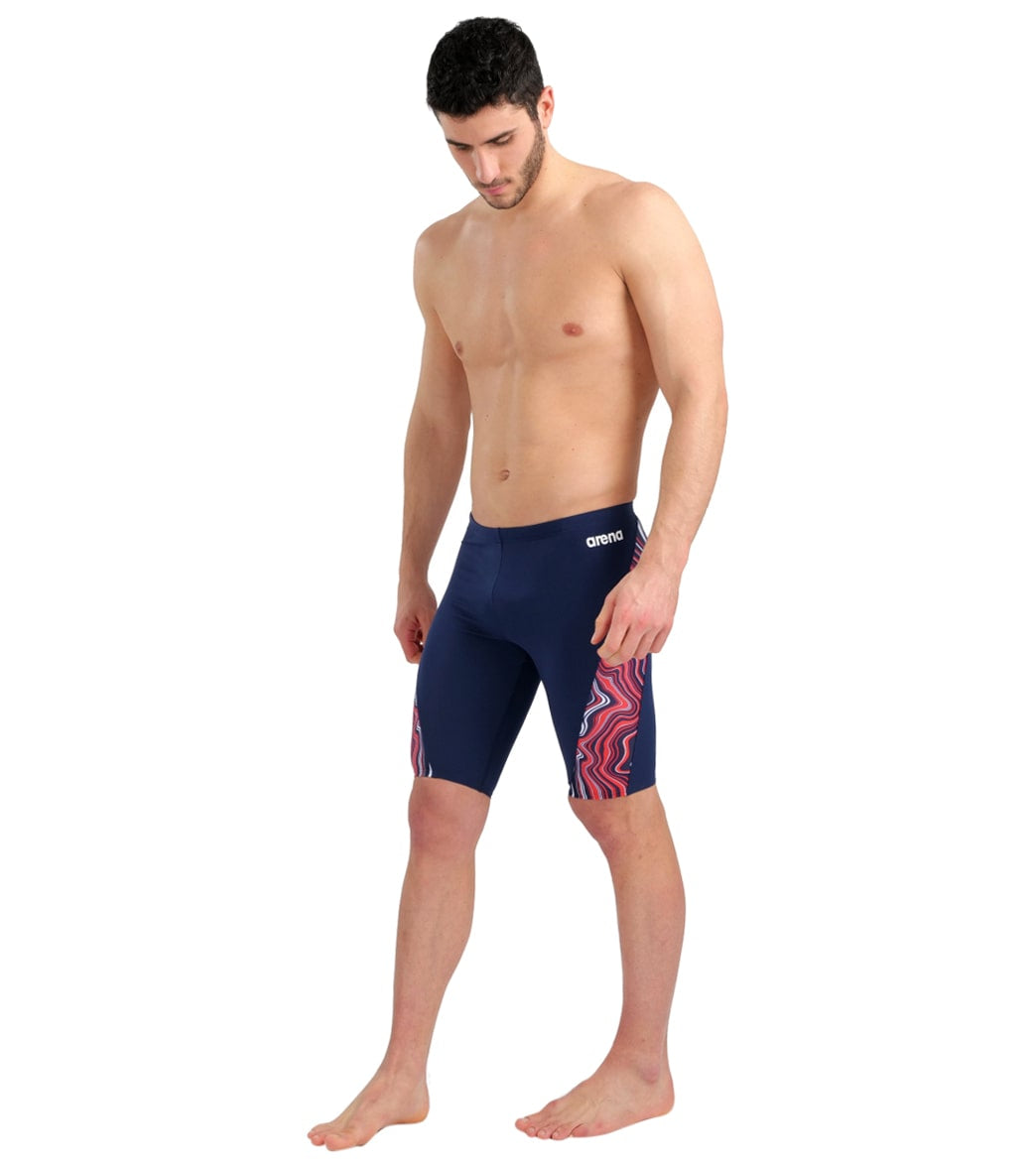 Arena Men's Marbled Jammer Swimsuit