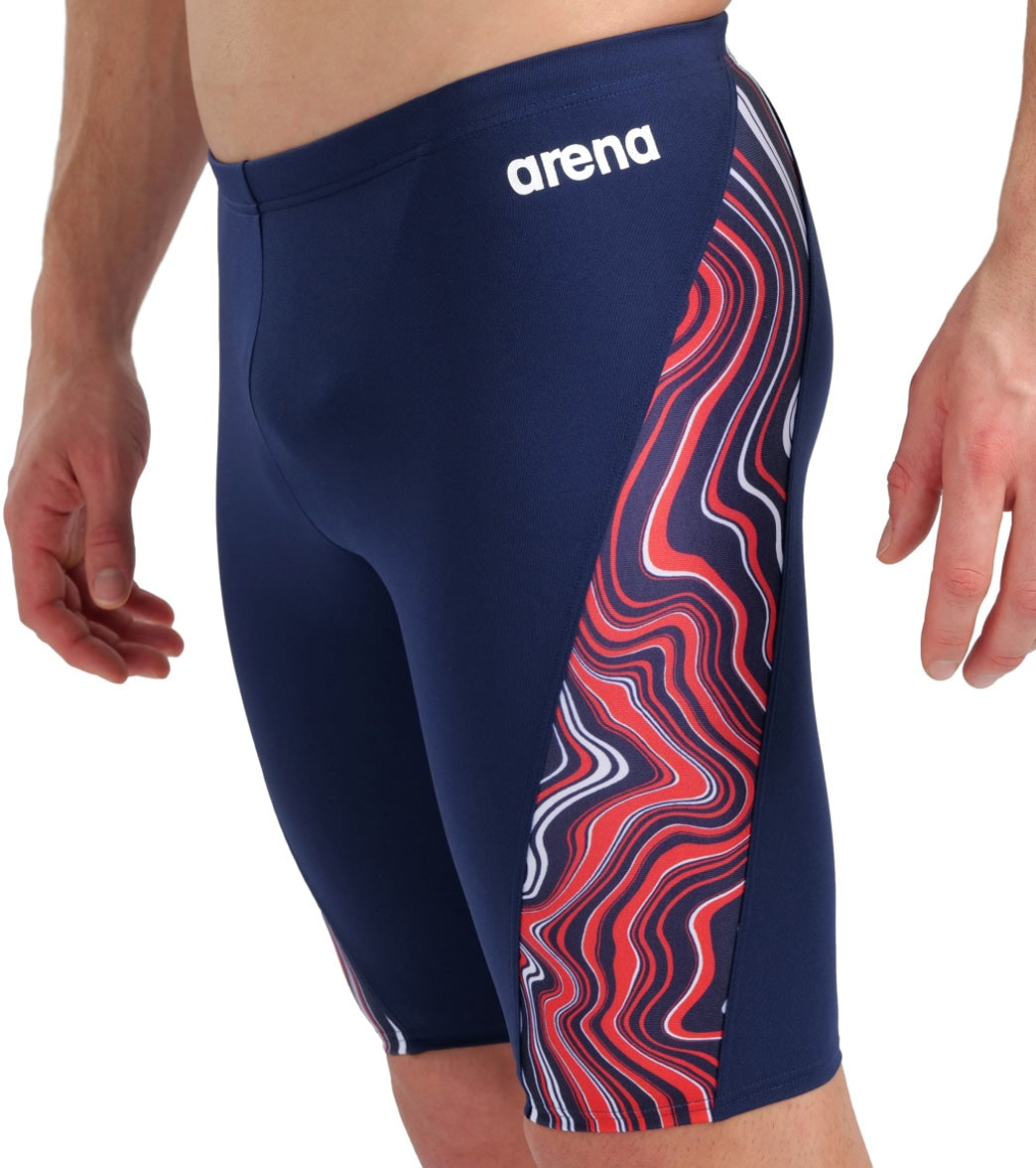 Arena Men's Marbled Jammer Swimsuit