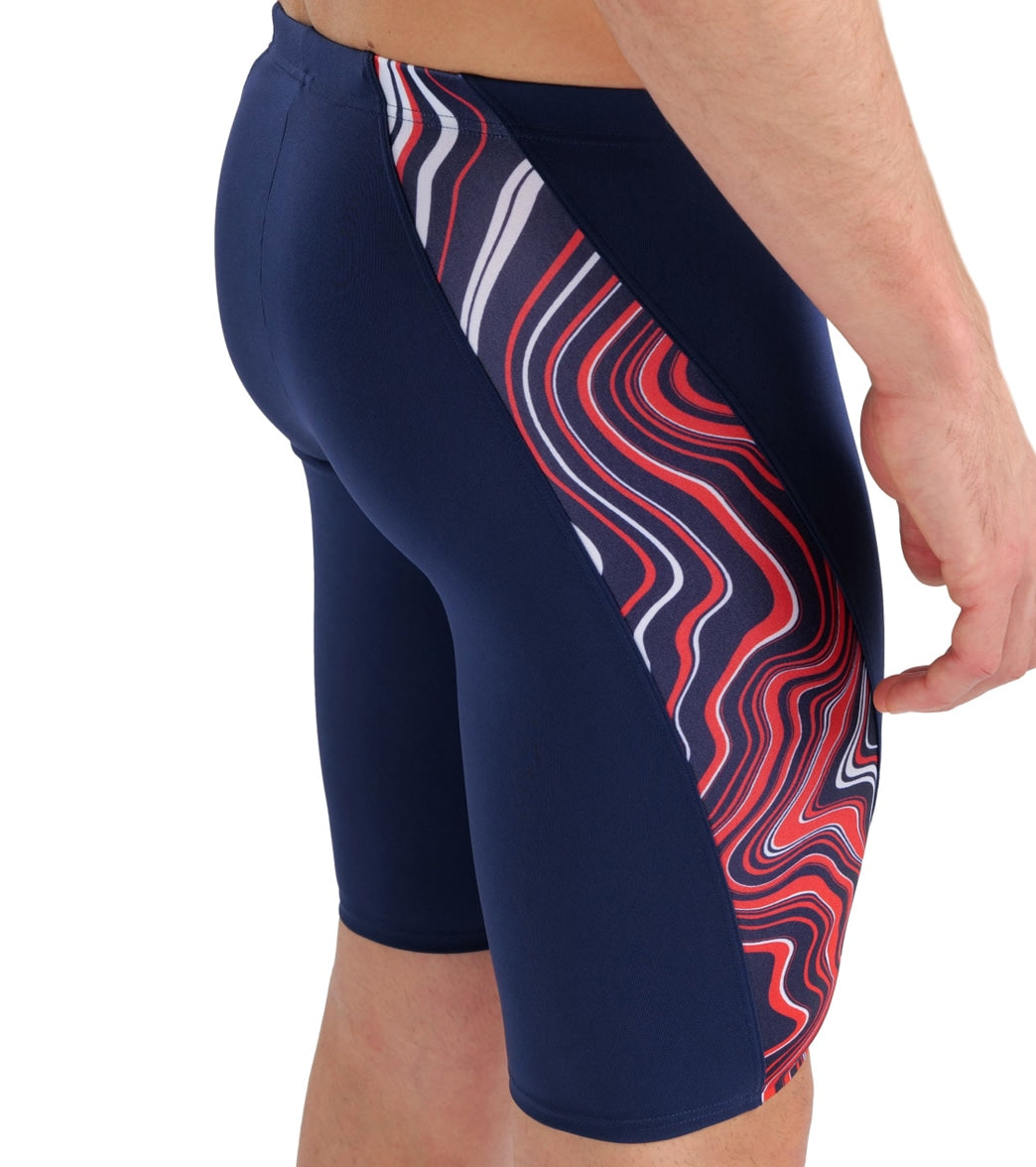 Arena Men's Marbled Jammer Swimsuit