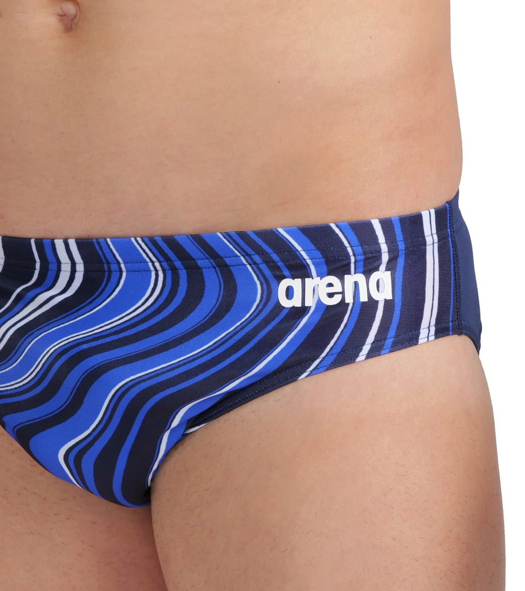 Arena Men's Marbled Brief Swimsuit