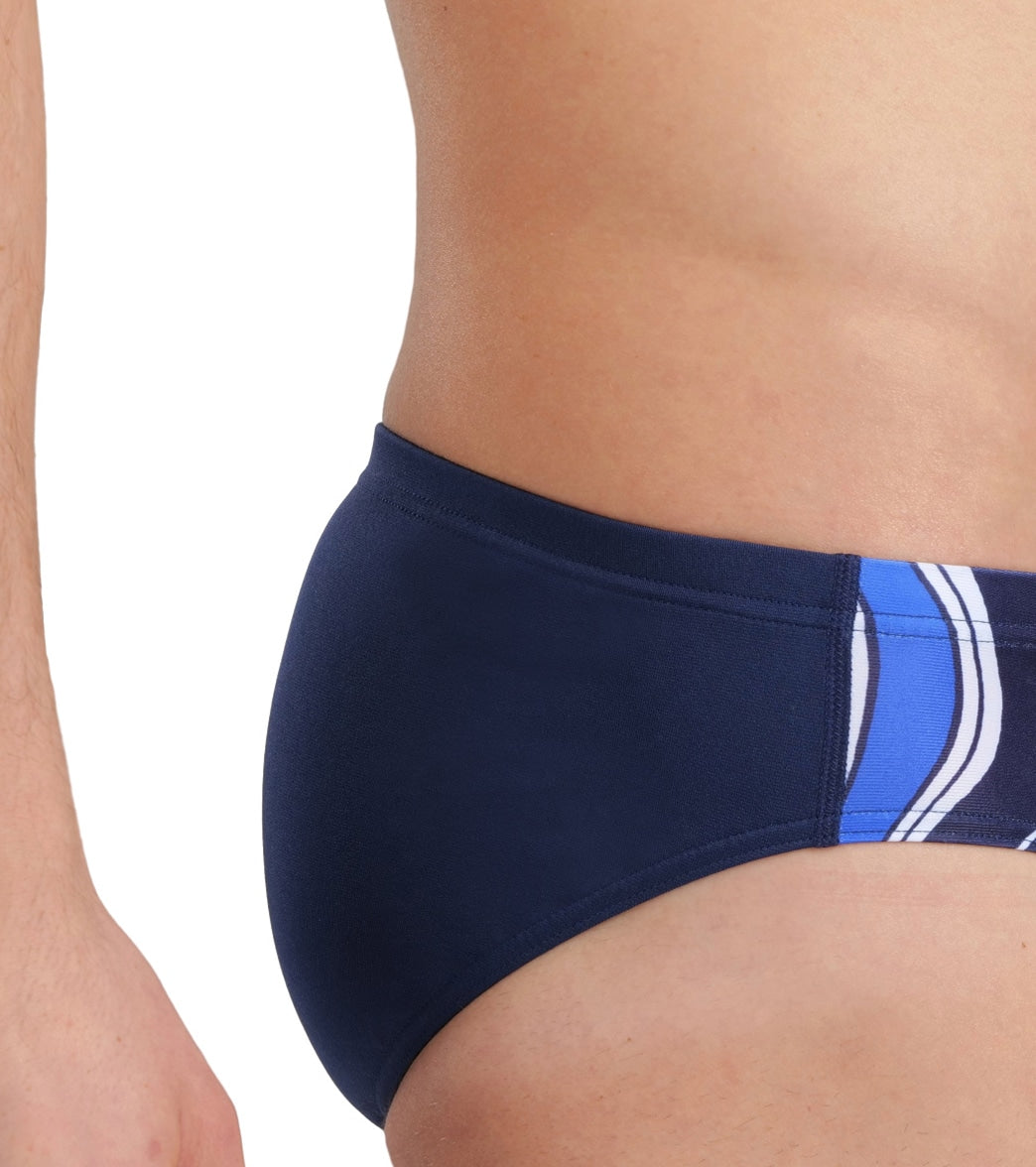 Arena Men's Marbled Brief Swimsuit