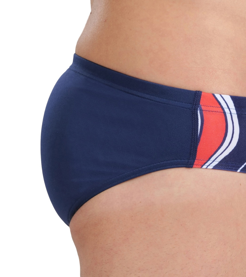 Arena Men's Marbled Brief Swimsuit