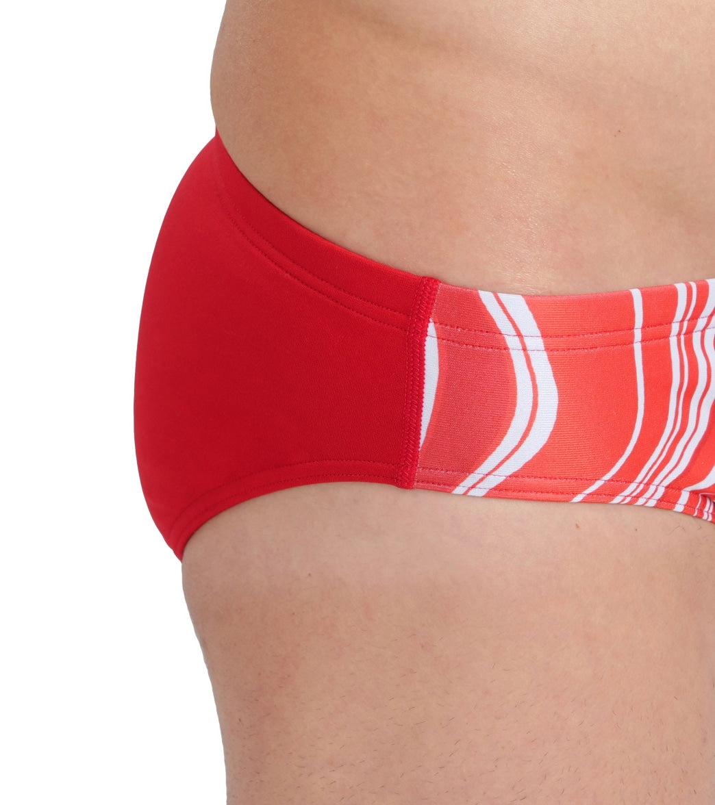 Arena Men's Marbled Brief Swimsuit