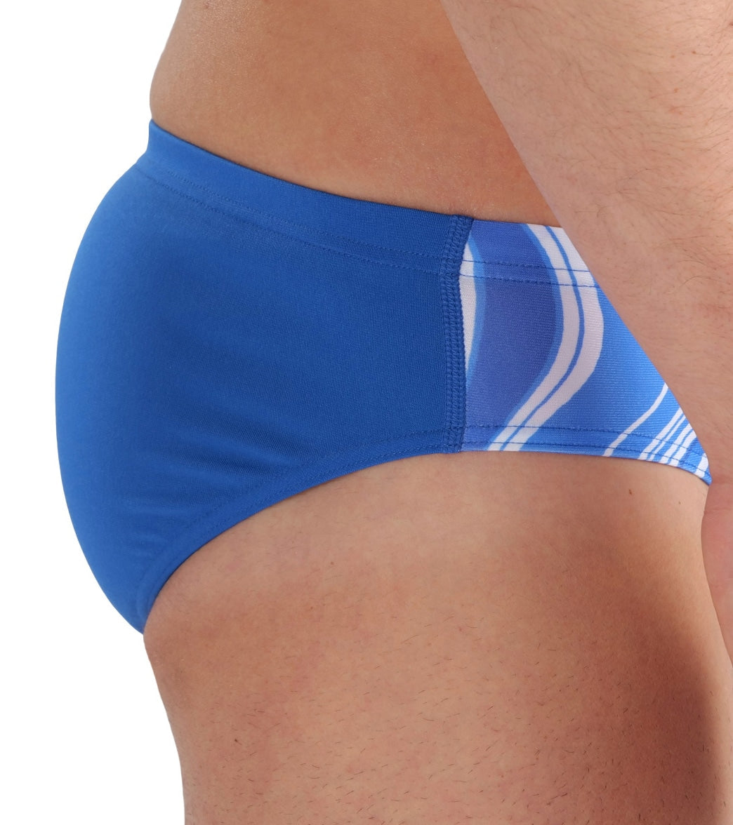 Arena Men's Marbled Brief Swimsuit