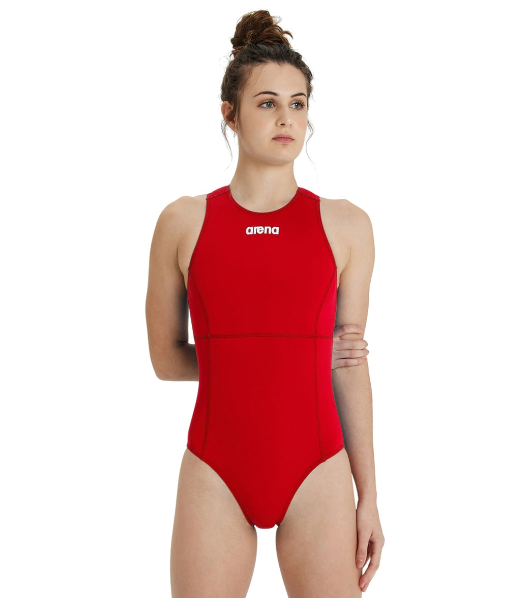 Arena Women's Solid Water Polo Suit