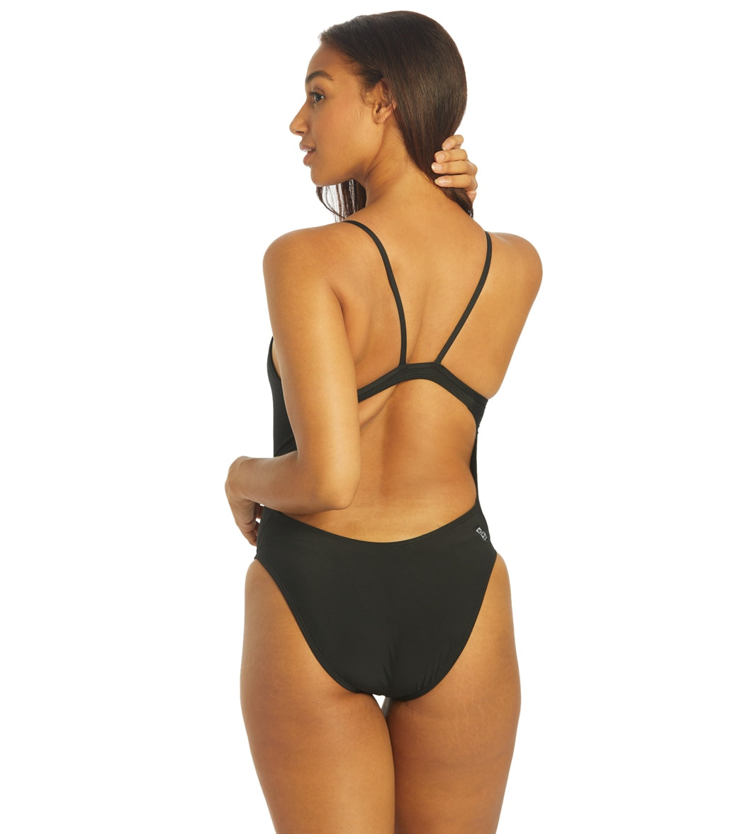 JOLYN Women's Chevy Solid One Piece Swimsuit