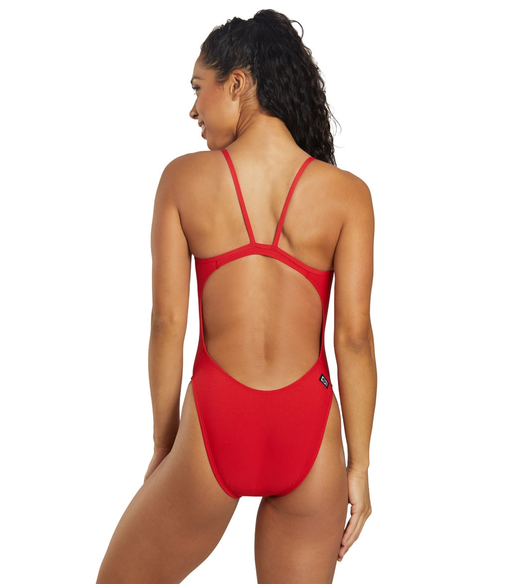 JOLYN Women's Chevy Solid One Piece Swimsuit