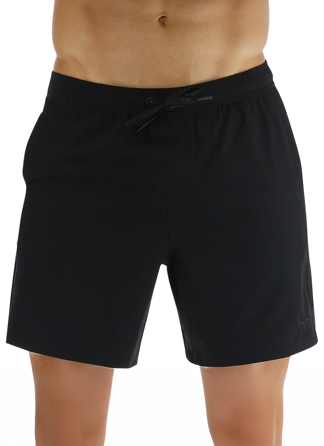 TYR Men's Solid Skua  7" Volley Swim Trunks