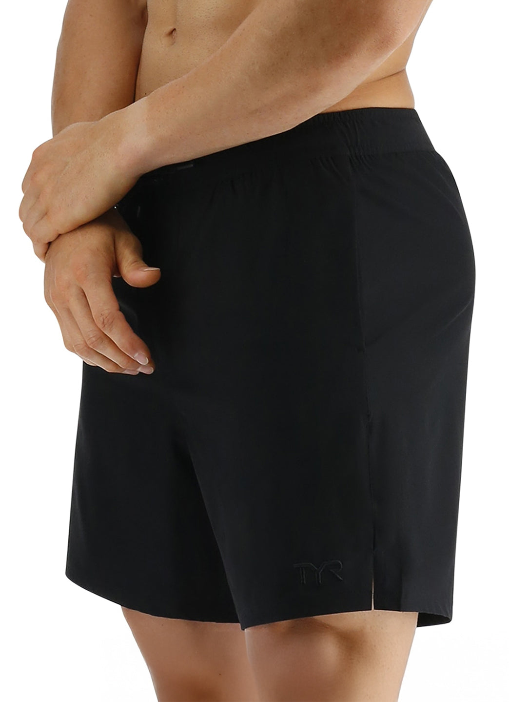 TYR Men's Solid Skua  7" Volley Swim Trunks