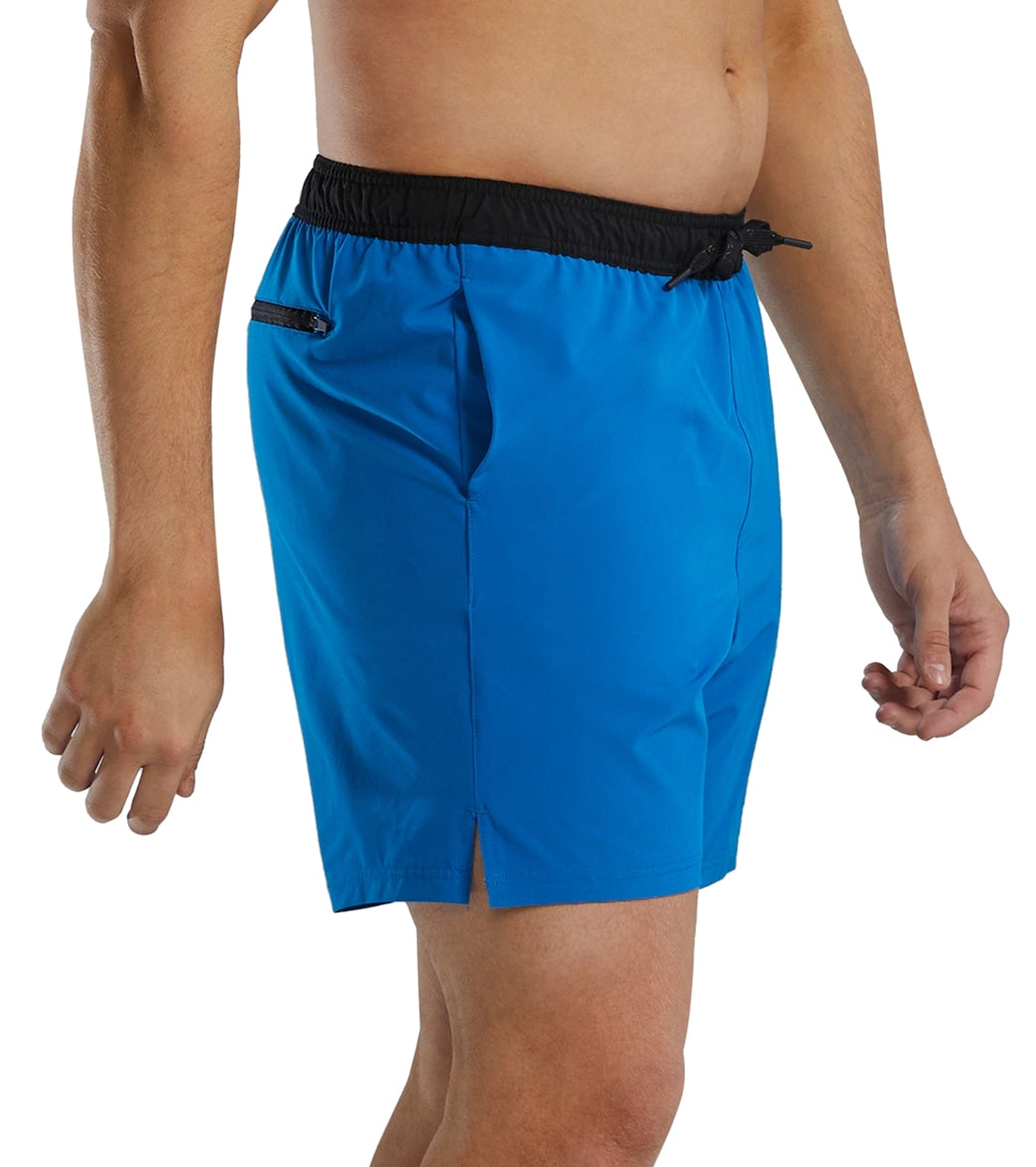 TYR Men's Solid Skua  7" Volley Swim Trunks