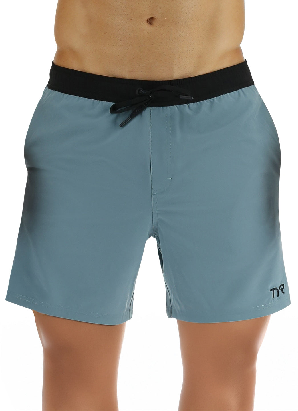 TYR Men's Solid Skua  7" Volley Swim Trunks