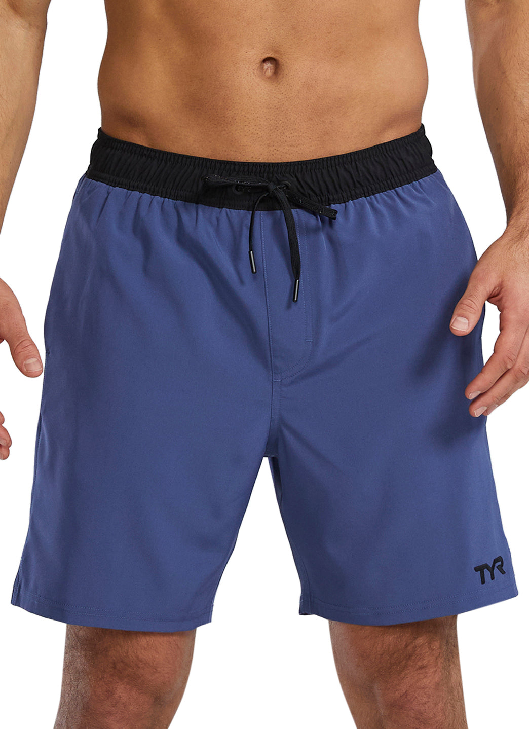 TYR Men's Solid Skua  7" Volley Swim Trunks