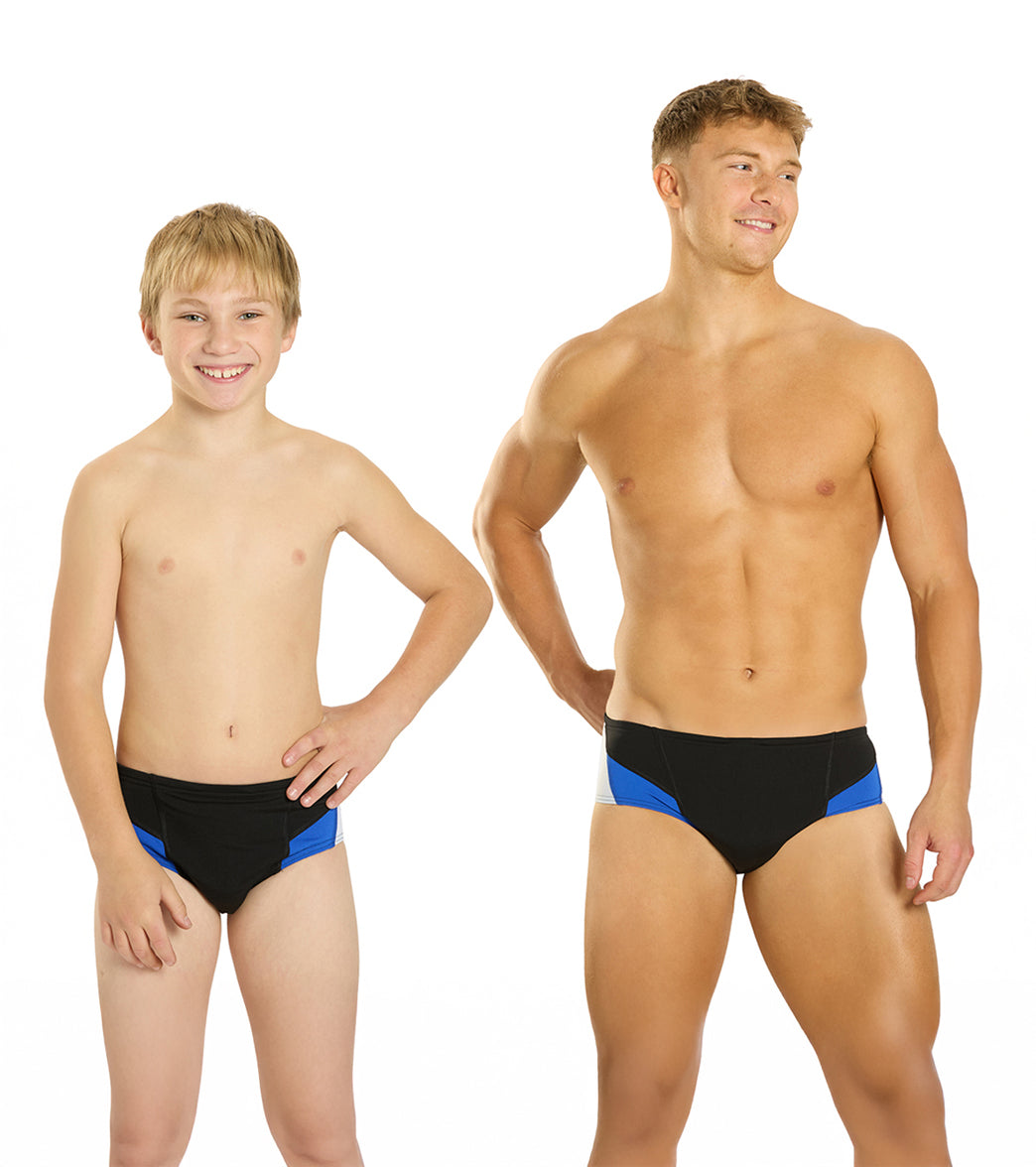 Speedo Men's Edge Splice Brief Swimsuit