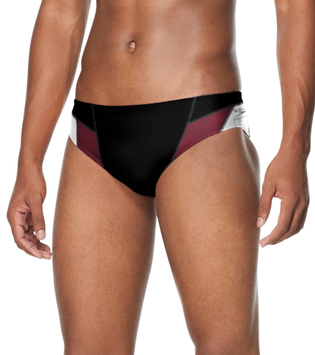 Speedo Men's Edge Splice Brief Swimsuit