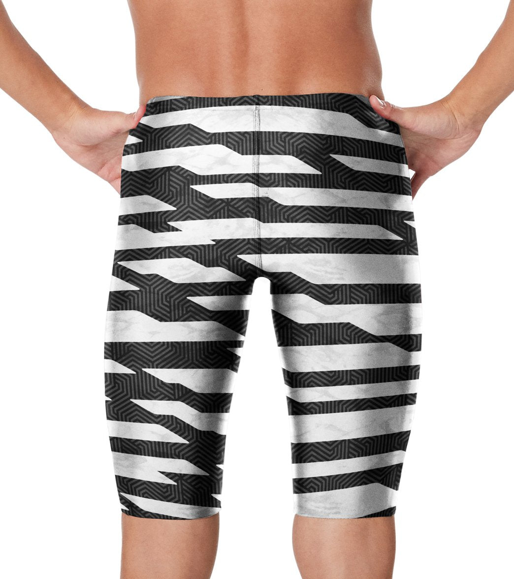 Speedo Men's Contort Stripes Jammer Swimsuit