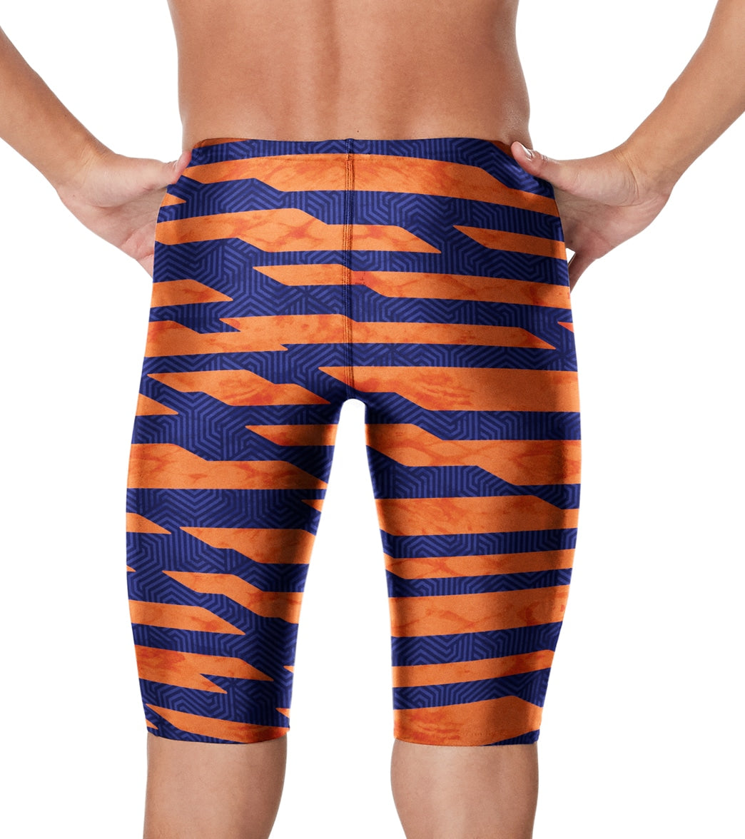 Speedo Men's Contort Stripes Jammer Swimsuit
