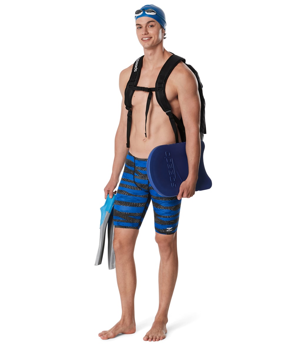 Speedo Men's Contort Stripes Jammer Swimsuit