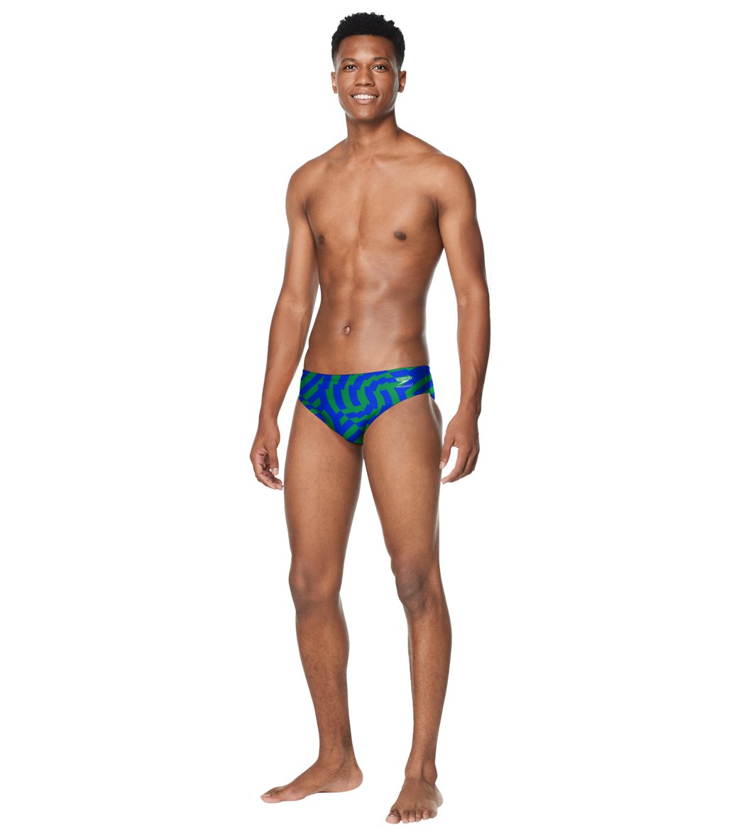 Speedo Men's Vortex Maze Brief Swimsuit