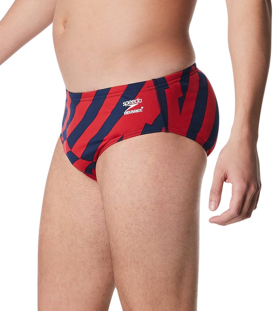 Speedo Men's Vortex Maze Brief Swimsuit