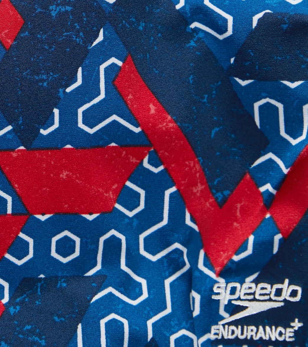 Speedo Women's Ruse Blocks Flyback One Piece Swimsuit