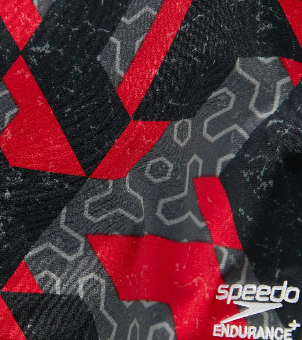 Speedo Women's Ruse Blocks Flyback One Piece Swimsuit