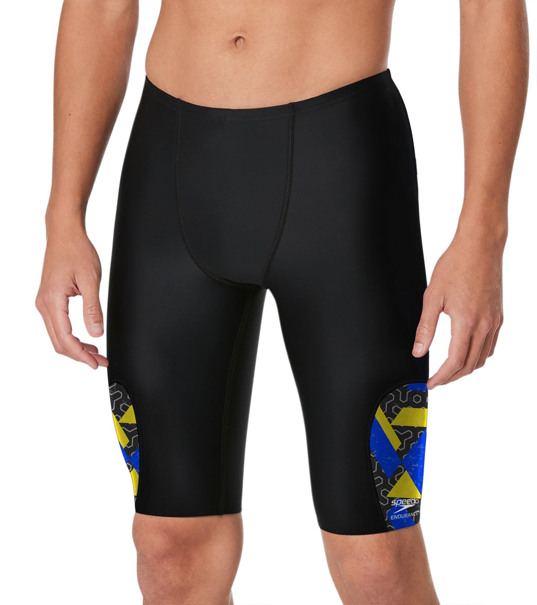 Speedo Men's Ruse Blocks Jammer Swimsuit