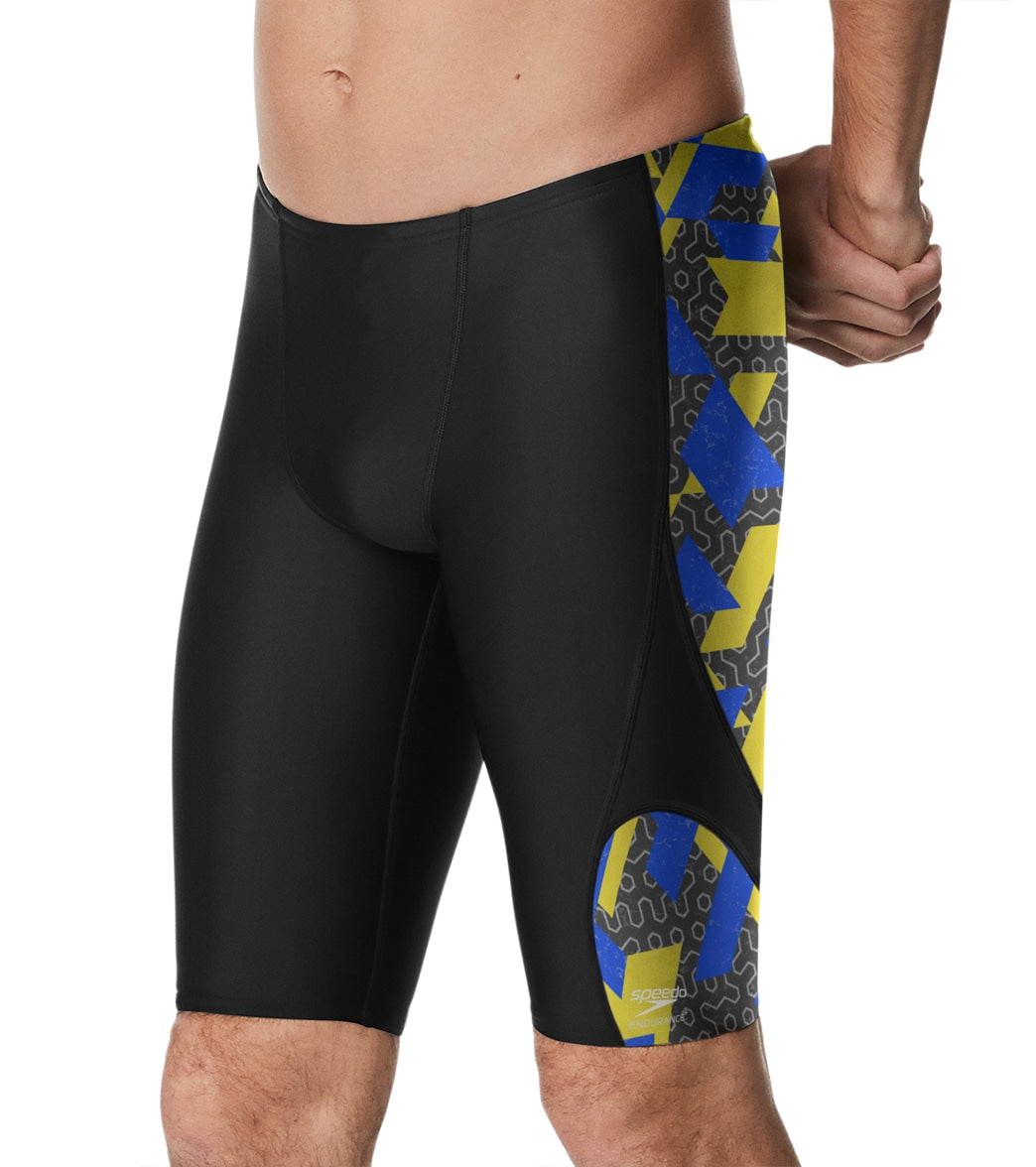Speedo Men's Ruse Blocks Jammer Swimsuit