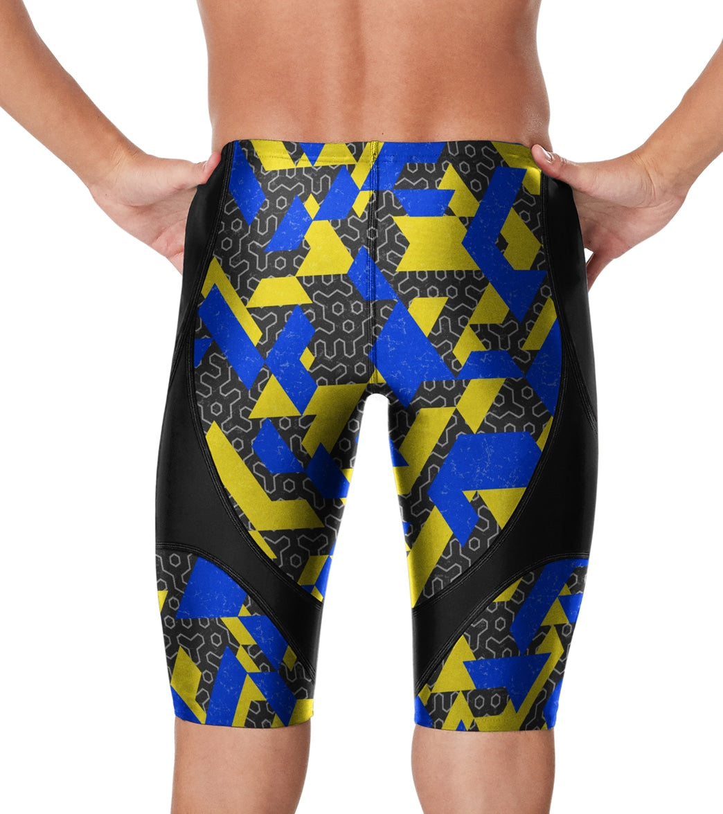 Speedo Men's Ruse Blocks Jammer Swimsuit