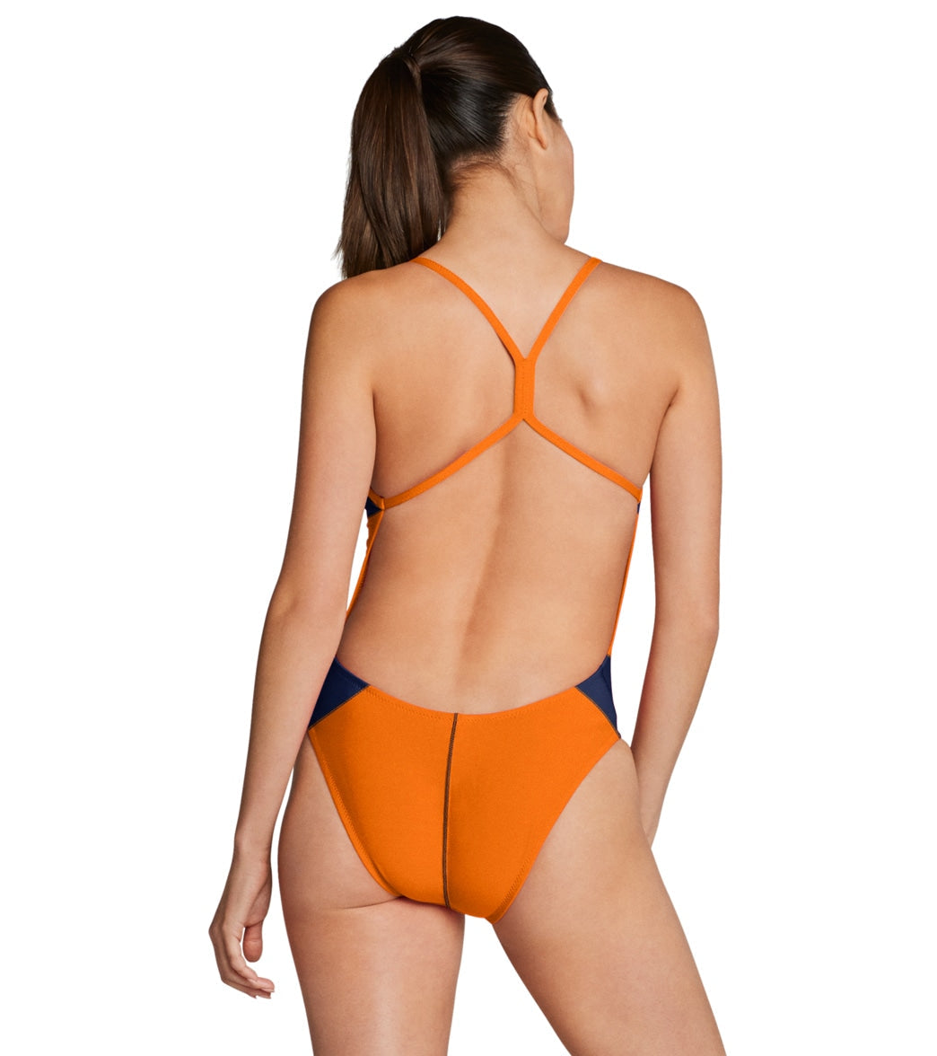Speedo Women's Edge Splice One Back One Piece Swimsuit