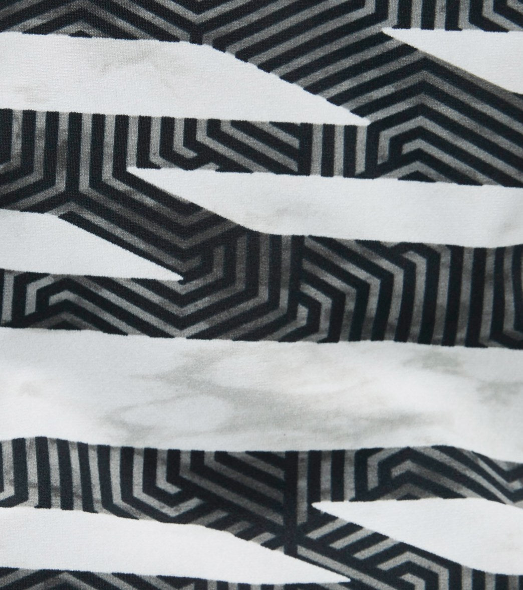 Speedo Women's Contort Stripes Crossback One Piece Swimsuit