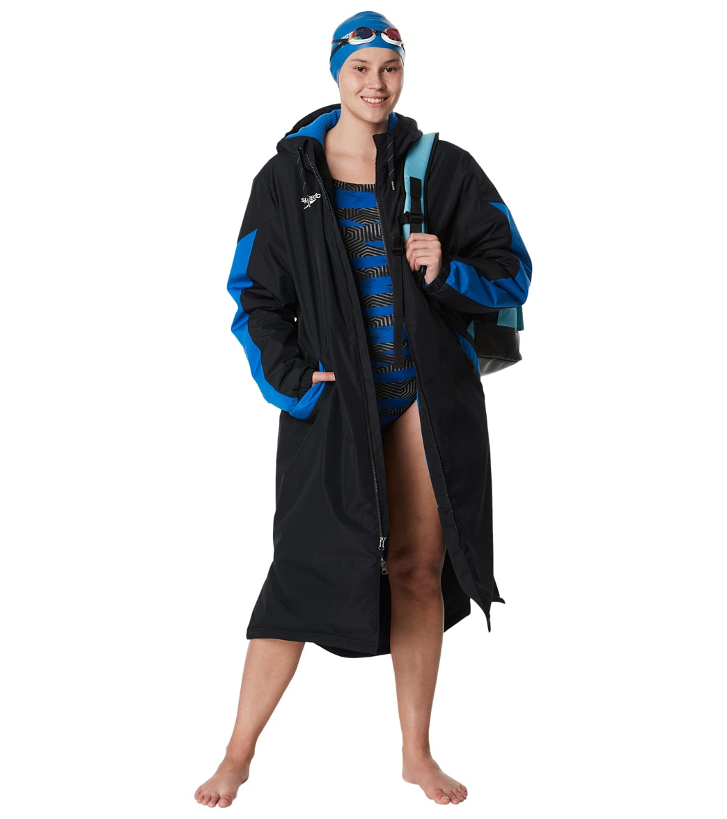 Speedo Women's Contort Stripes Crossback One Piece Swimsuit