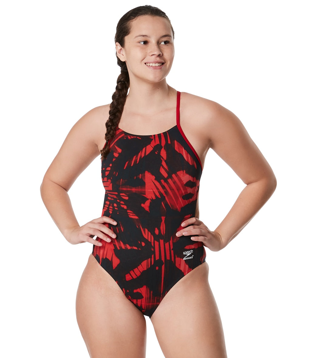 Speedo Women's Reflected One Back One Piece Swimsuit