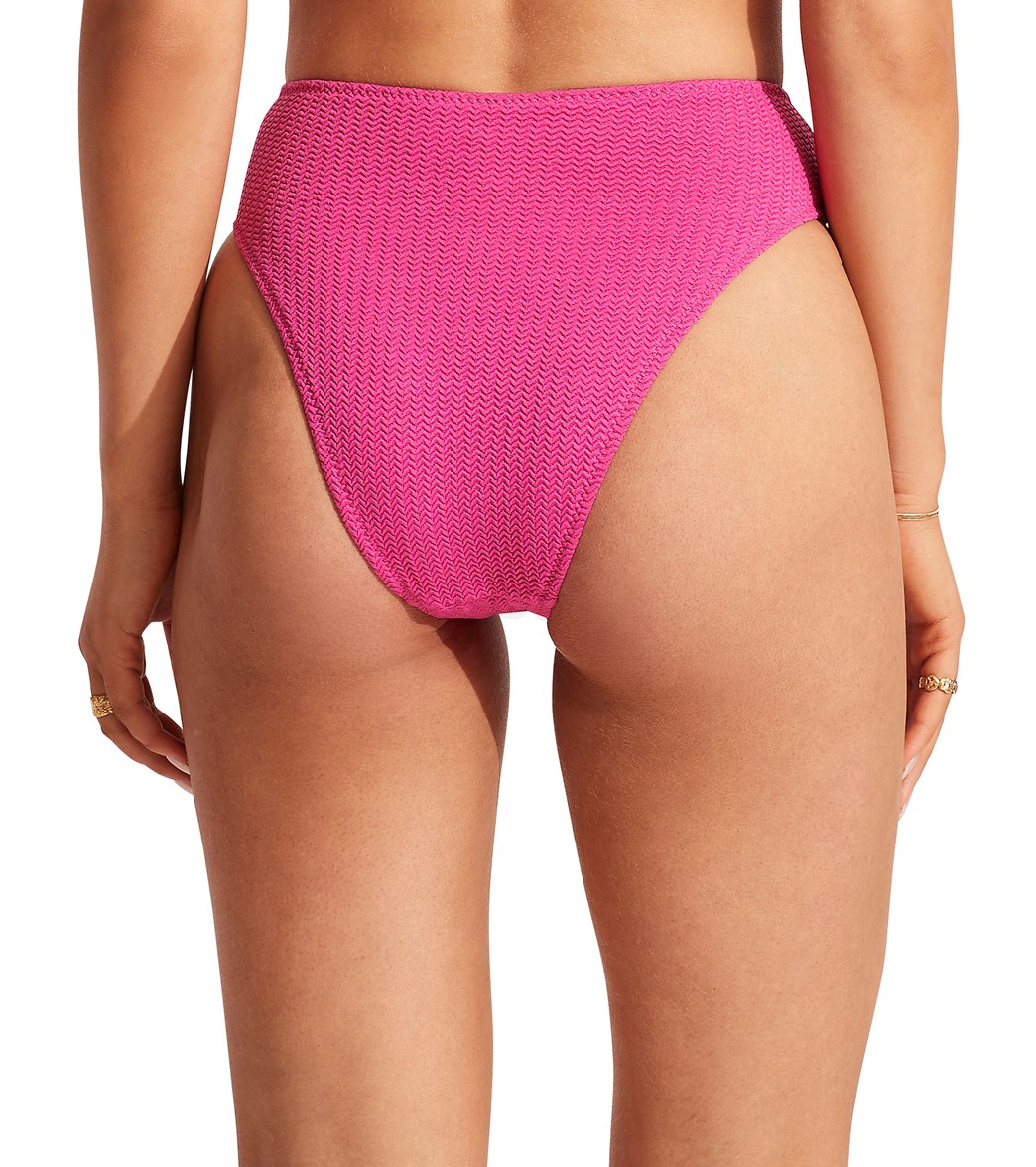 Seafolly Women's Sea Dive High Rise Bikini Bottom