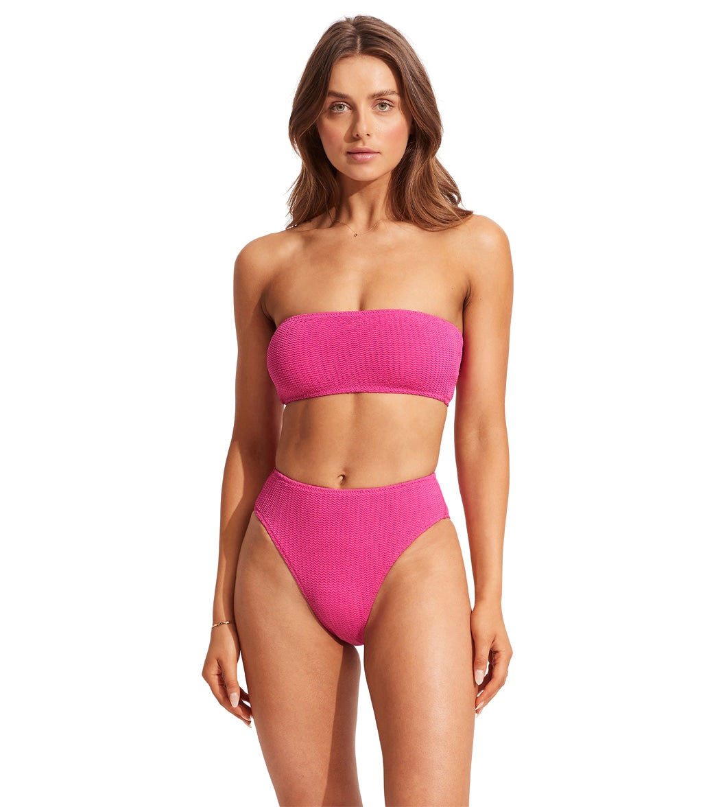Seafolly Women's Sea Dive High Rise Bikini Bottom